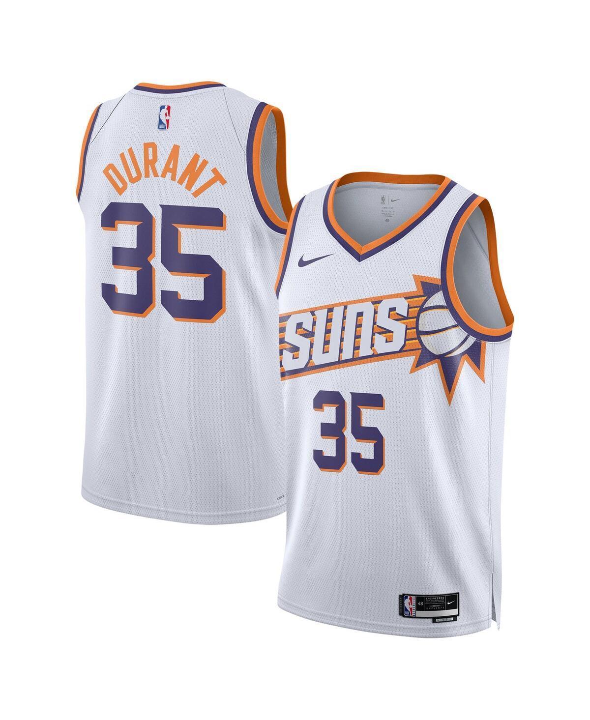 Mens and Womens Nike Kevin Durant White Phoenix Suns Swingman Jersey - Association Edition - White Product Image