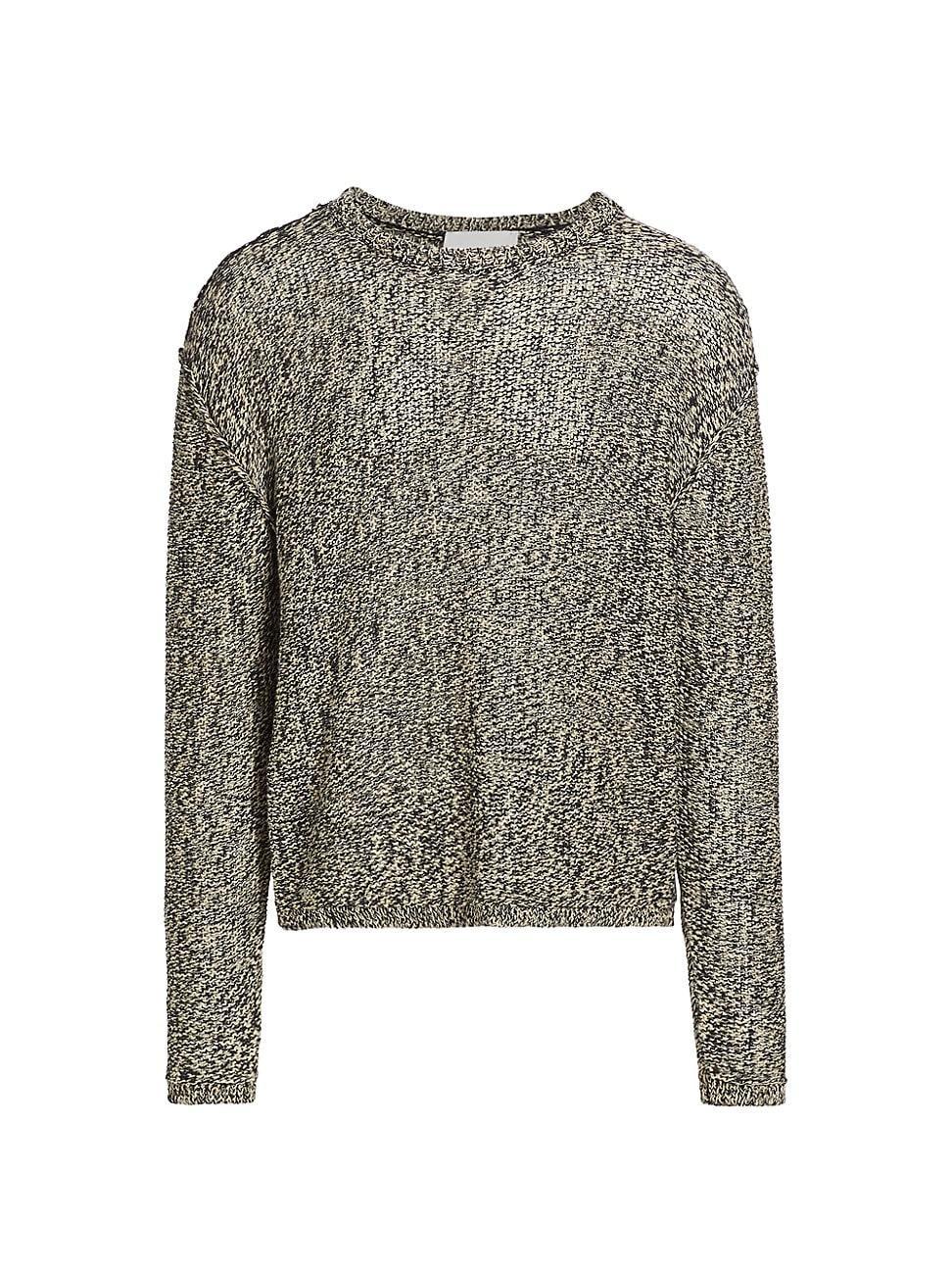 Mens Linen-Blend Marled Sweater Product Image