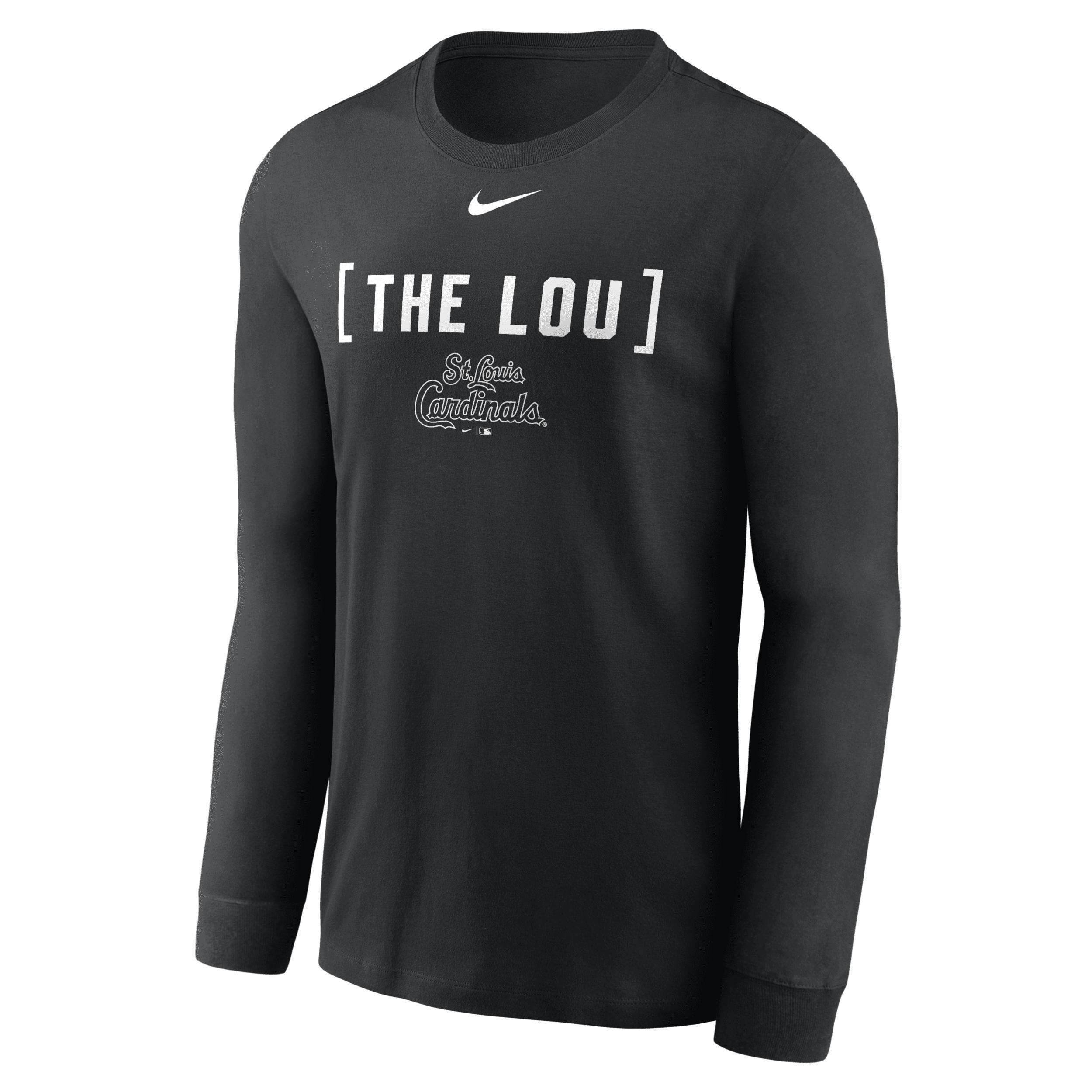 St. Louis Cardinals Fashion Nike Men's MLB Long-Sleeve T-Shirt Product Image