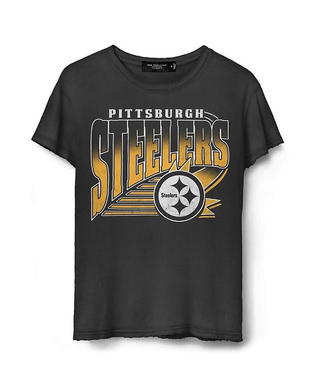 Junk Food Clothing Womens Nfl Pittsburgh Steelers Vintage Tee Product Image