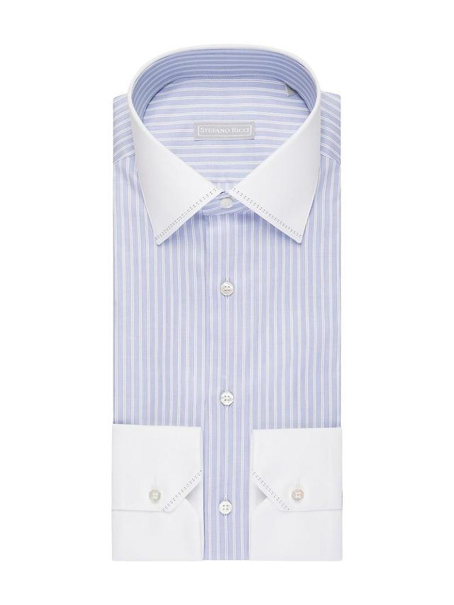 Mens Handmade Cotton Dress Shirt Product Image