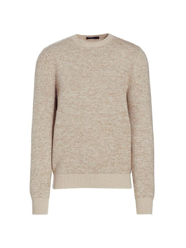 Mens Wool-Blend Crewneck Sweater Product Image