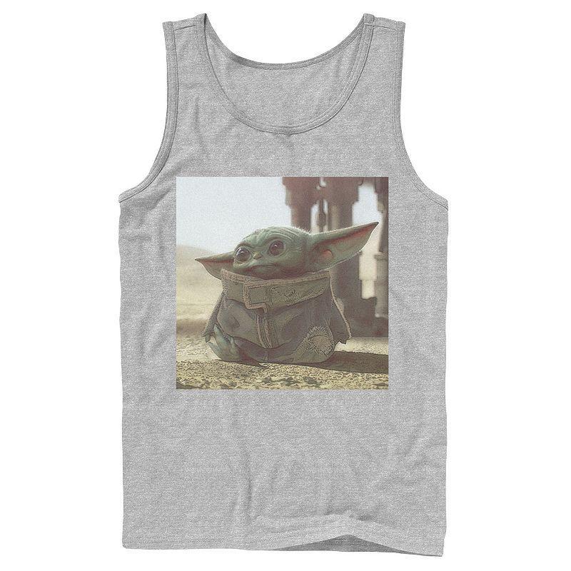 Mens Star Wars The Mandalorian The Child aka Baby Yoda Photograph Tank Top Product Image