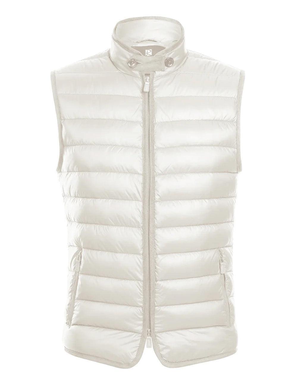 Ivory Regular Classic Fit Goose Down Vest Product Image