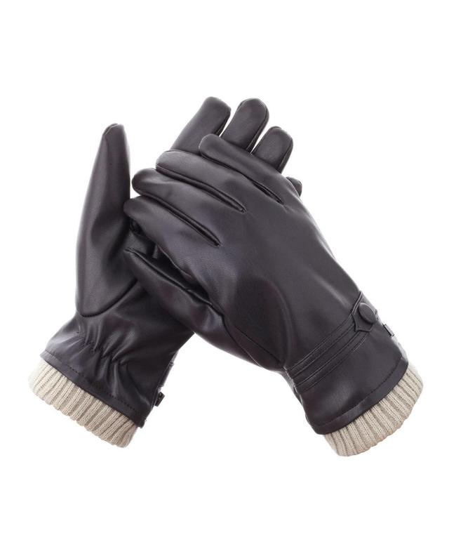 Mens Classic Touchscreen Lined Winter Gloves Product Image