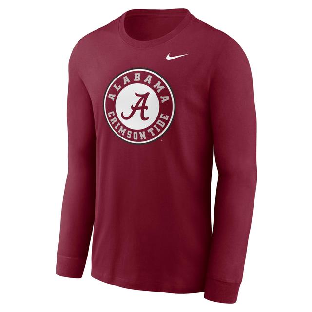 Mens Nike Crimson Alabama Crimson Tide Alternate Logo Long Sleeve T-Shirt Product Image