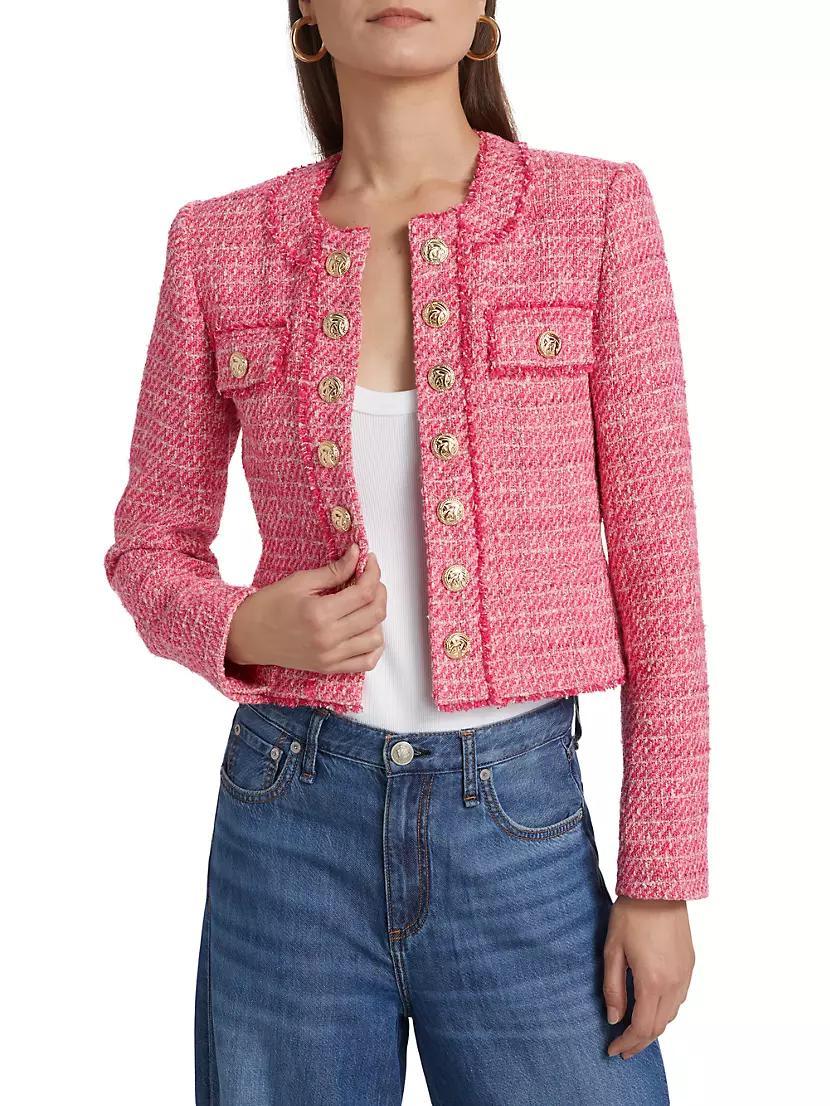 Karson Shimmer Tweed Jacket Product Image