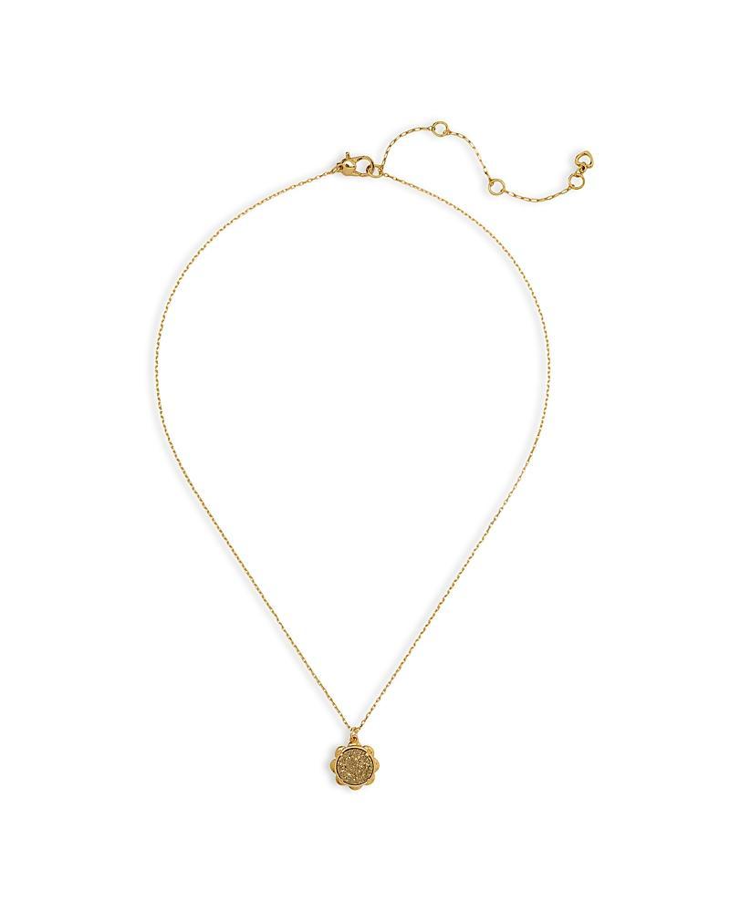 Womens Gold-Plated Pendant Necklace Product Image