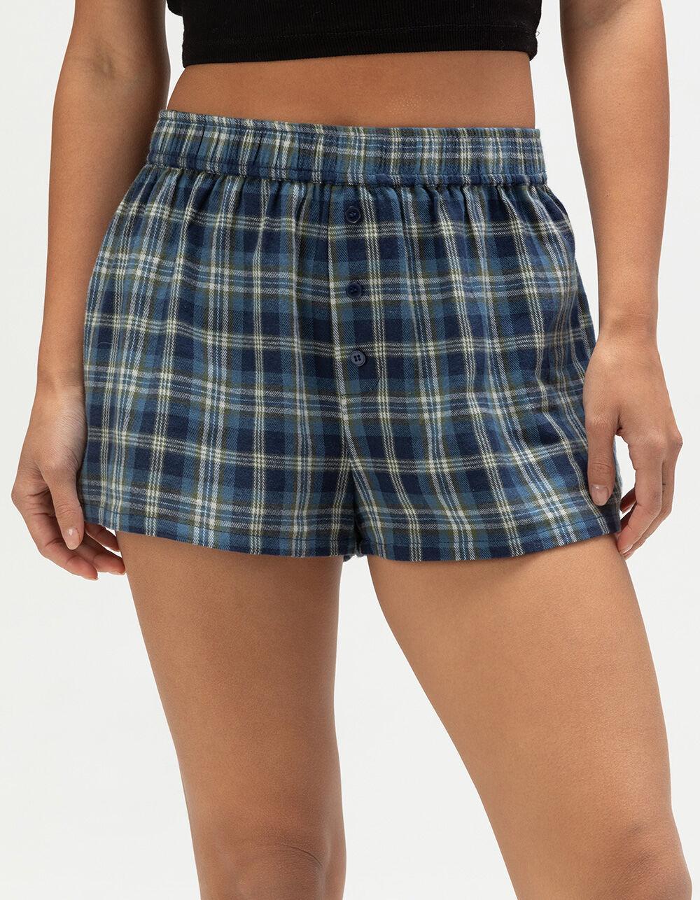 FULL TILT Plaid Womens Boxer Shorts Product Image