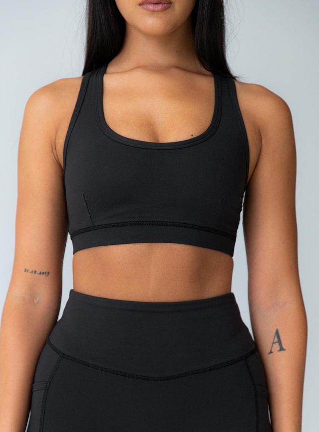 Energised Activewear Top Black Product Image