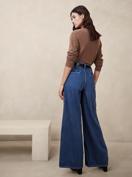 Ultra High-Rise Wide-Leg Trouser Jean Product Image