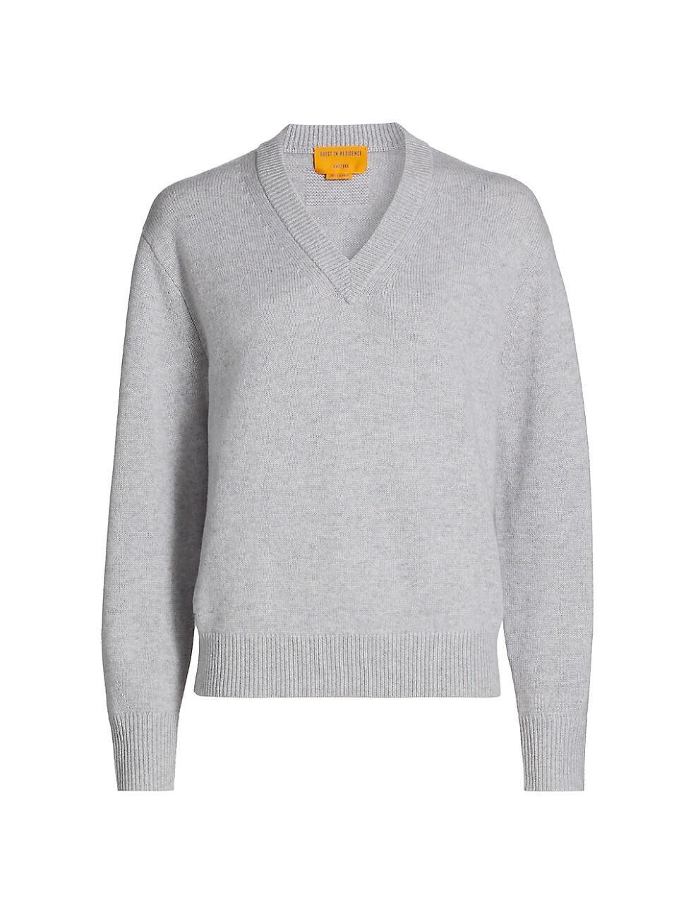 Womens The V Cashmere Sweater Product Image