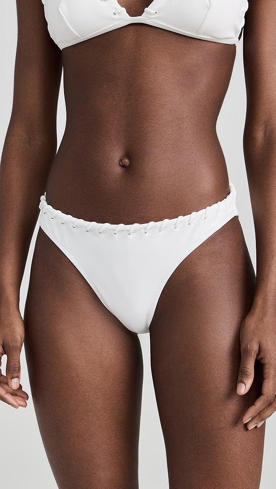 Good American Whipstitch Cheeky Bikini Bottoms | Shopbop Product Image