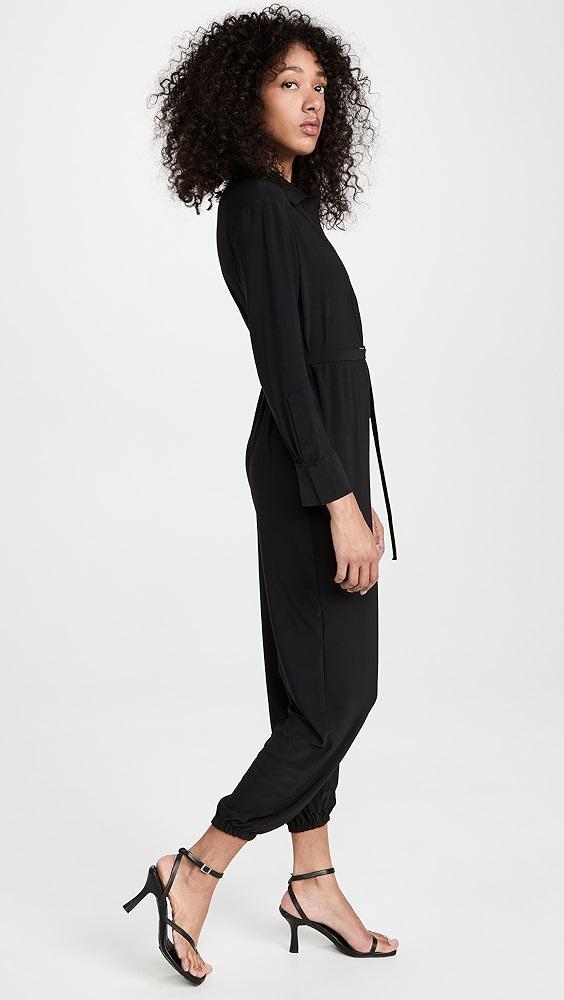 Norma Kamali Shirt Jog Jumpsuit | Shopbop Product Image