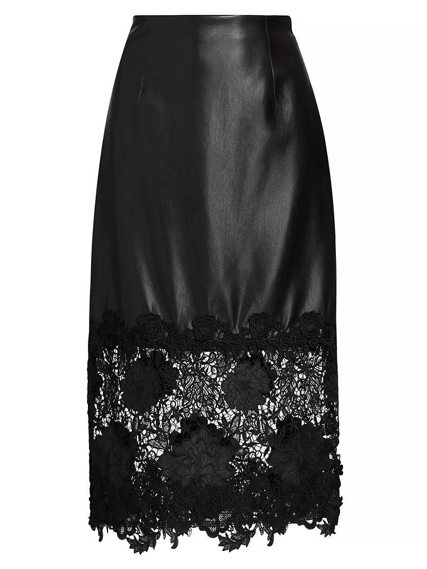 Chantira Faux-Leather Midi-Skirt product image