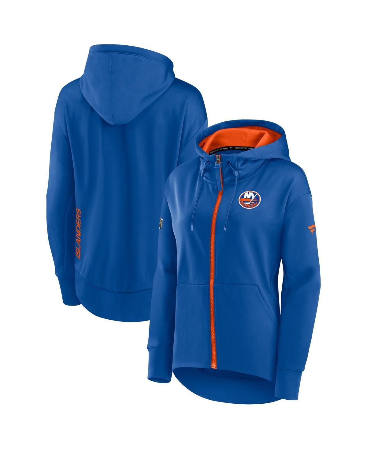 Womens Fanatics Royal New York Islanders Authentic Pro Rink Full-zip Hoodie Product Image