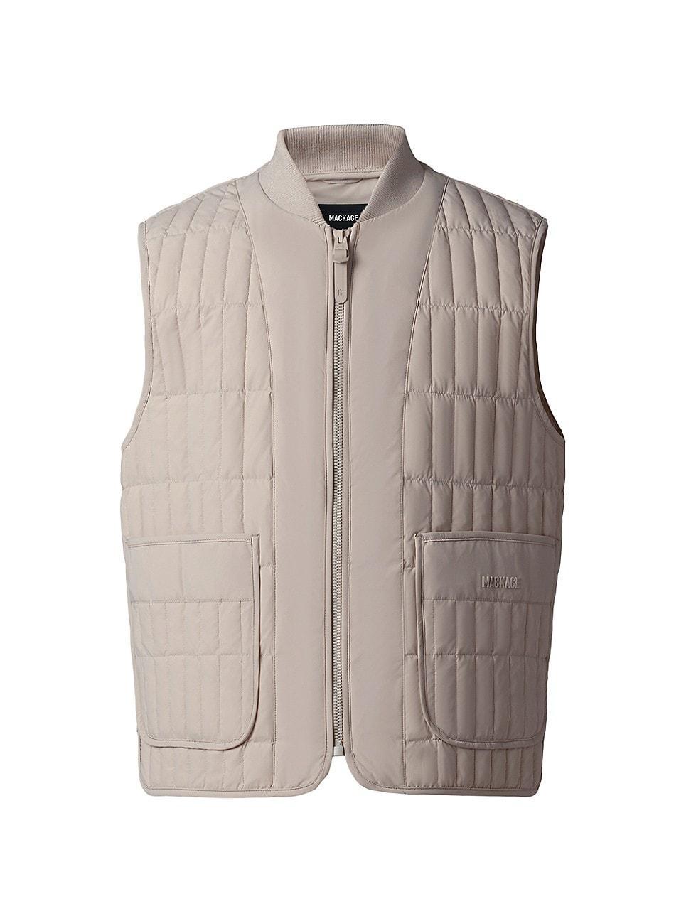 Mens Levi Water-Resistant Quilted Down Vest Product Image