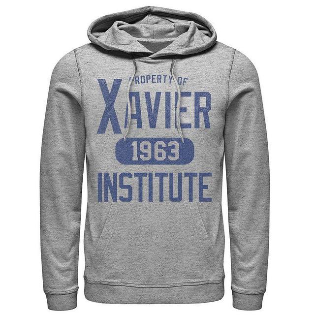 Mens Marvel X-Men Xavier Institute 1963 Campus Property Hoodie Grey Product Image