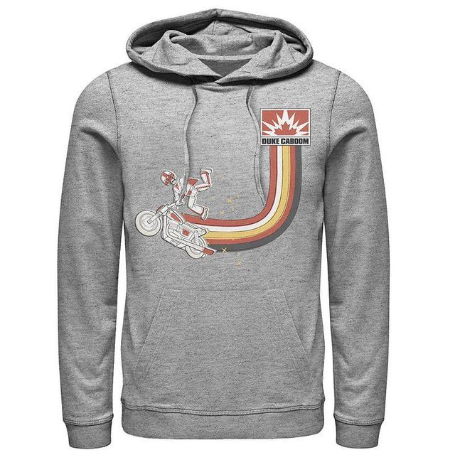 Disney / Pixars Toy Story Duke Kaboom Mens Retro Jump Hoodie Athletic Grey Product Image