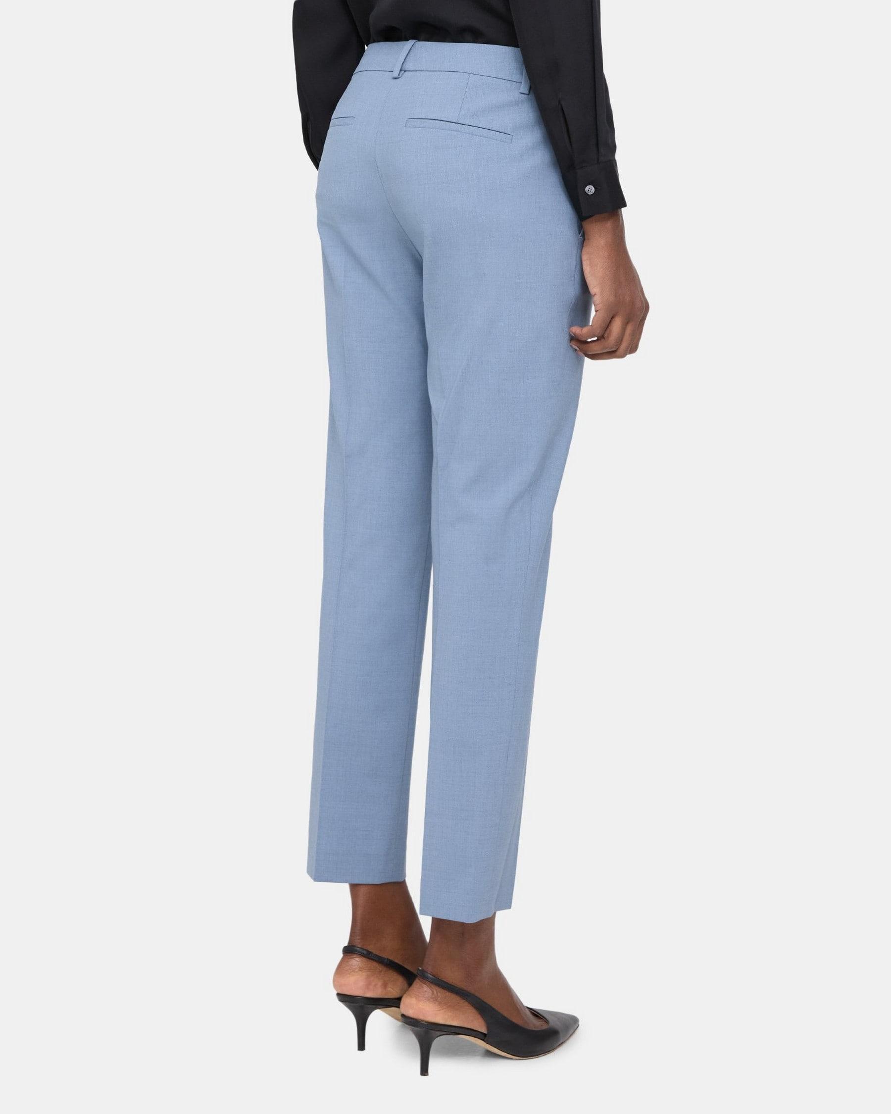 Classic Crop Pant in Sevona Stretch Wool Product Image