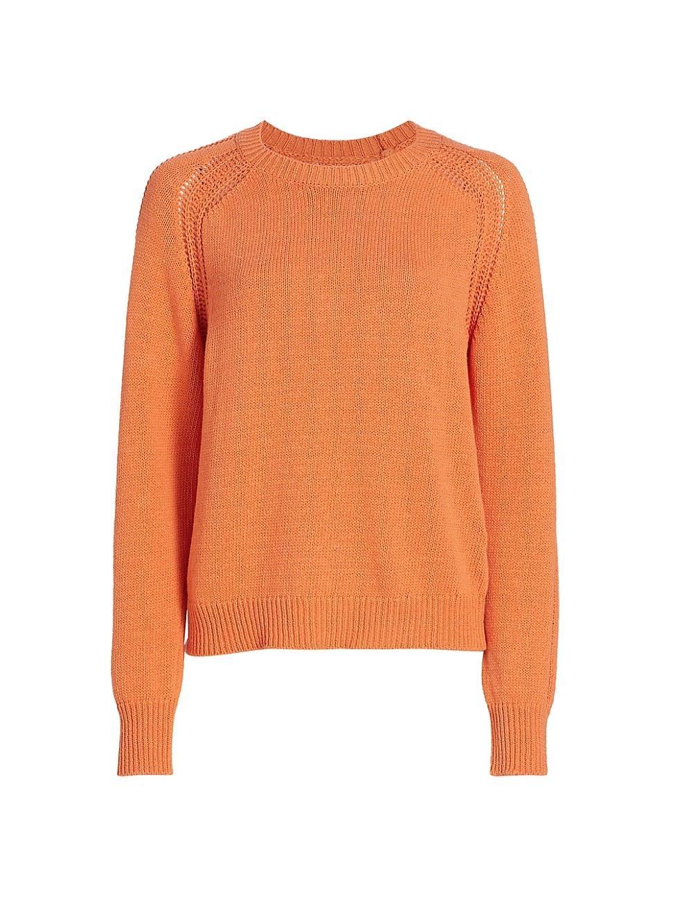 Womens COLLECTION Cotton Crewneck Sweater product image