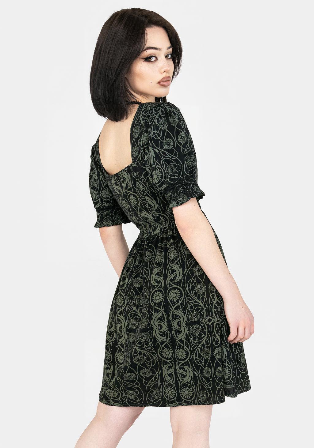 Fianna Button Front Mini Dress Product Image