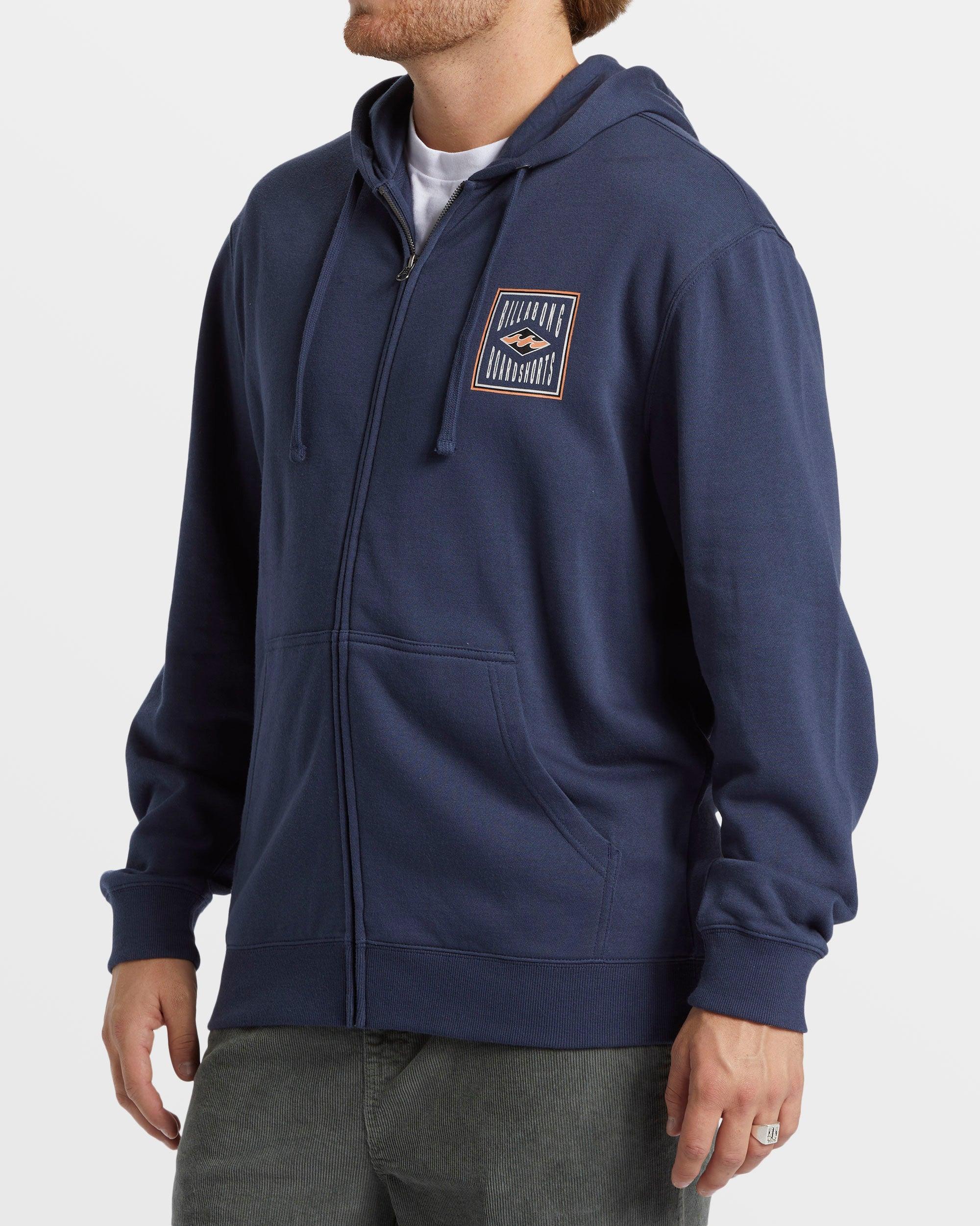 Short Sands Zip Hoodie - Dusty Navy Male Product Image