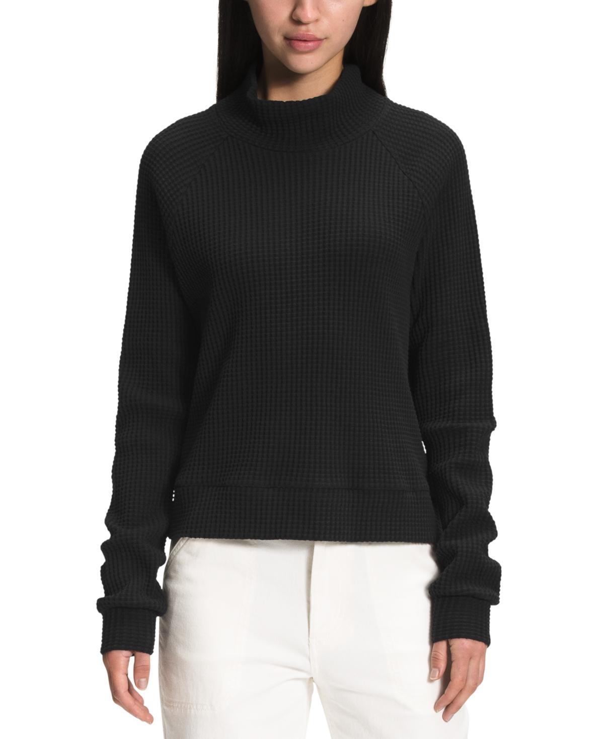 The North Face Womens Mock Neck Cotton Chabot Top Product Image