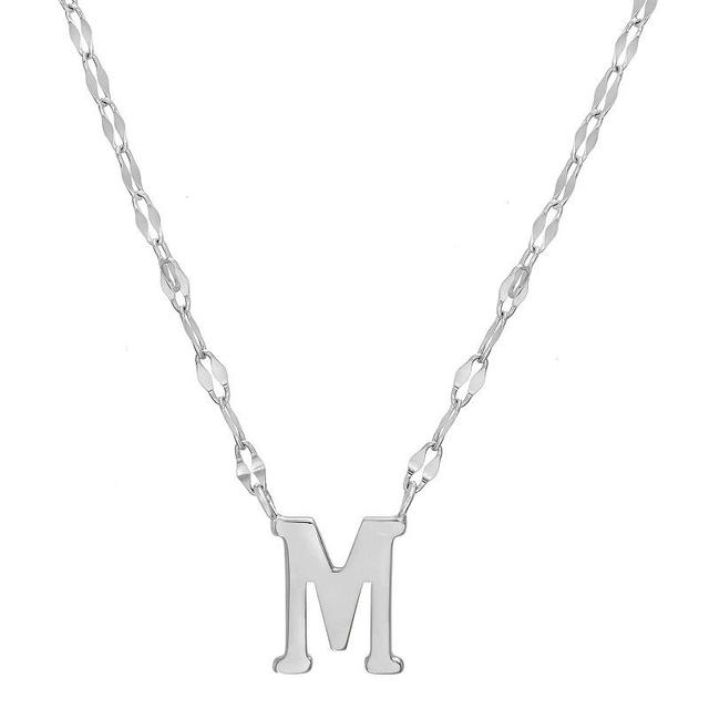 Paige Harper Initial Necklace, Womens M Sterling Product Image