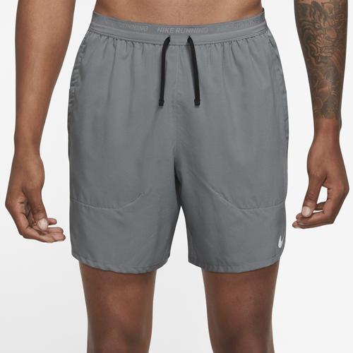 Nike Mens Dri-FIT Stride 7 BF Shorts - Chlorophyll/Vivid Green/Reflective Silver Product Image