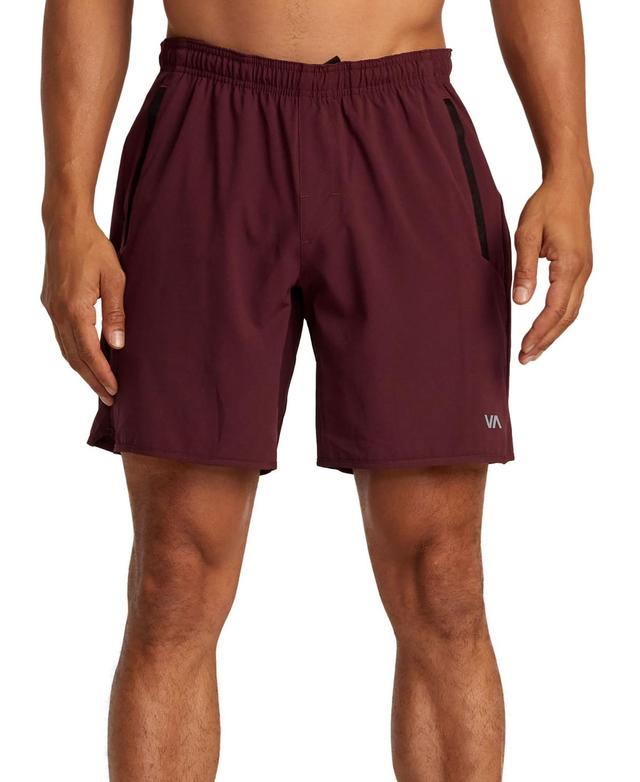 RVCA Yogger Stretch Shorts (Plum) Men's Shorts Product Image