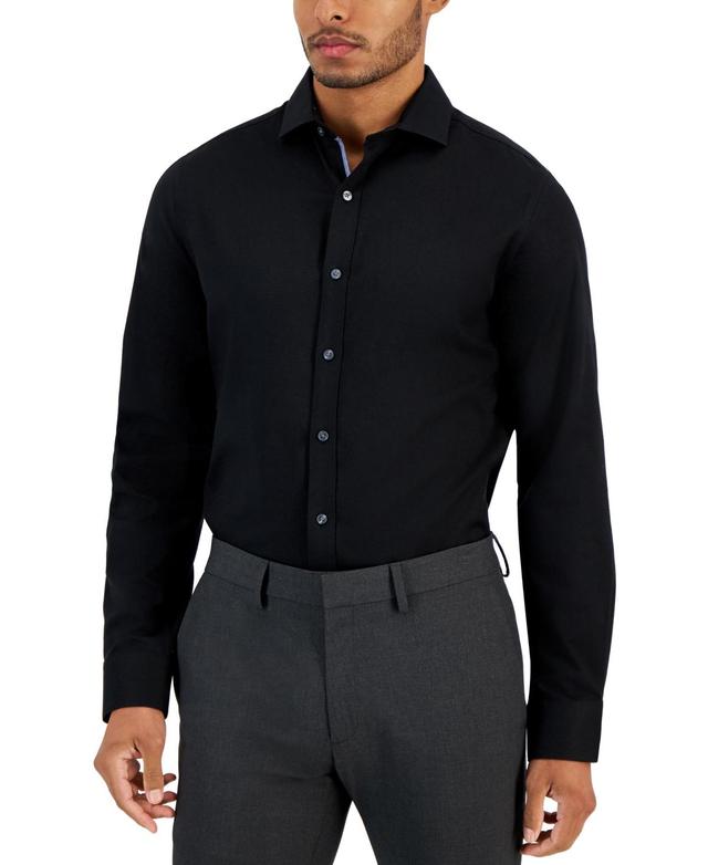 Bar Iii Mens Slim-Fit Diamond Dobby Dress Shirt, Created for Macys Product Image