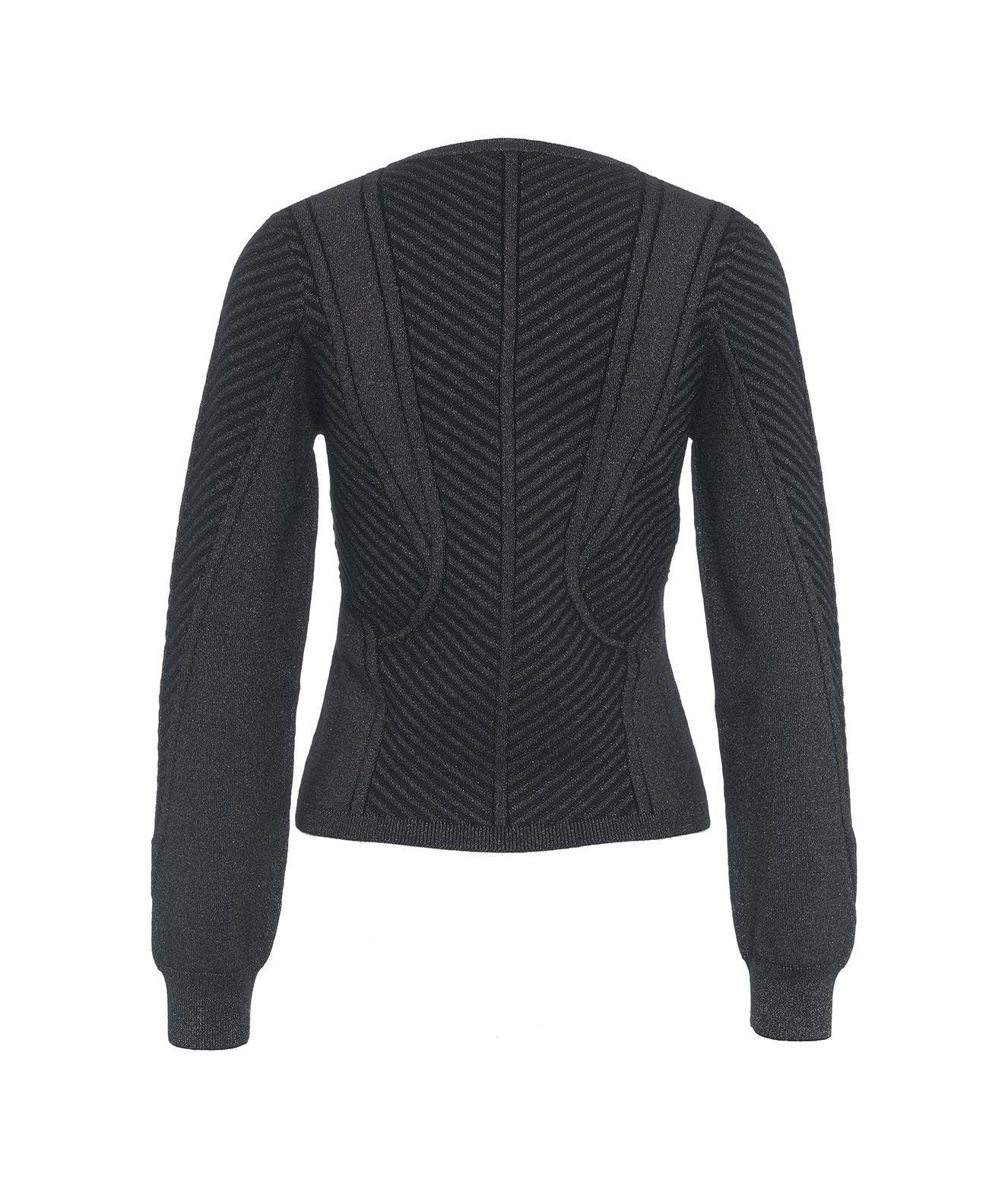 Cardigan a maglia con zip Female Product Image