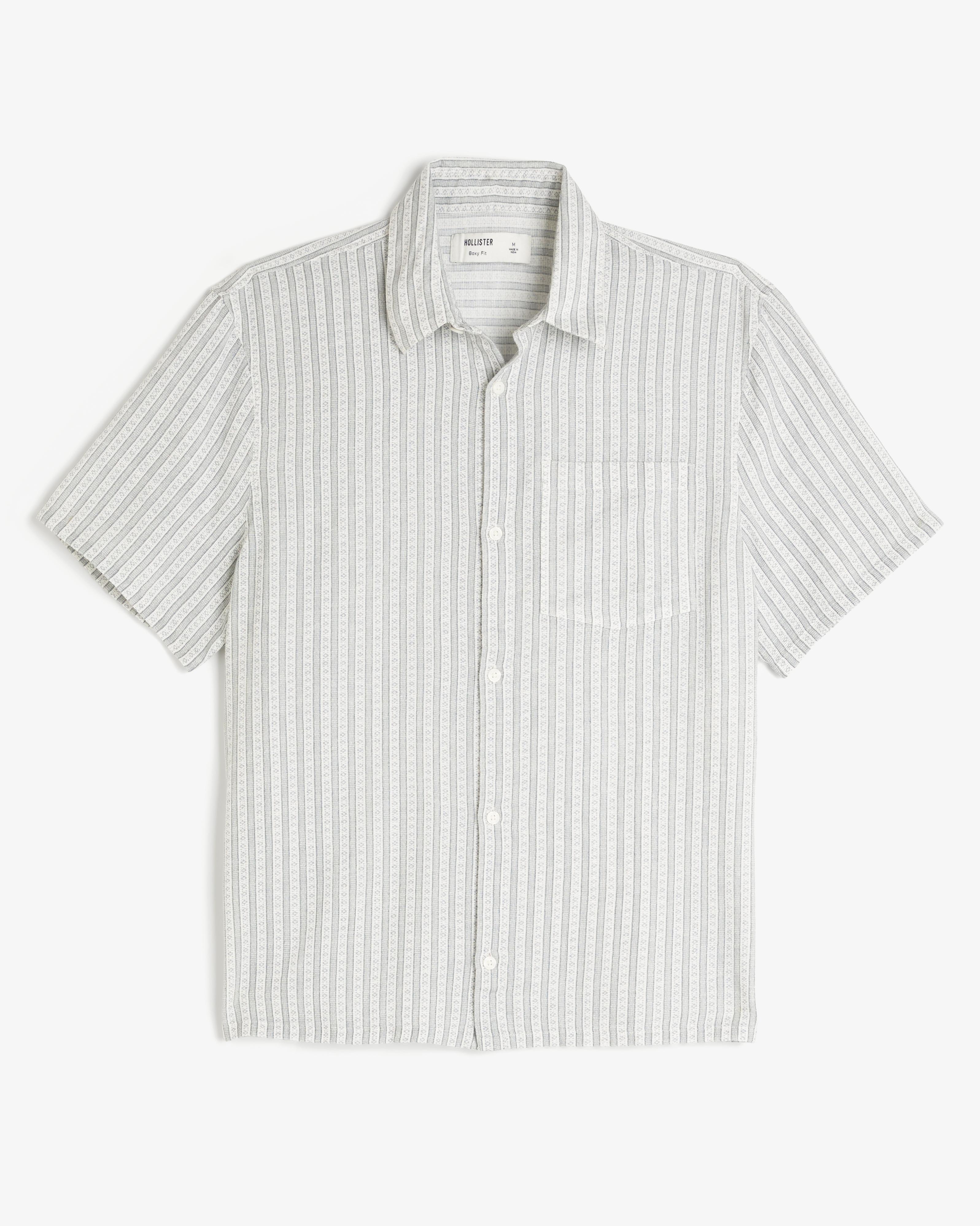 Boxy Short-Sleeve Shirt Product Image