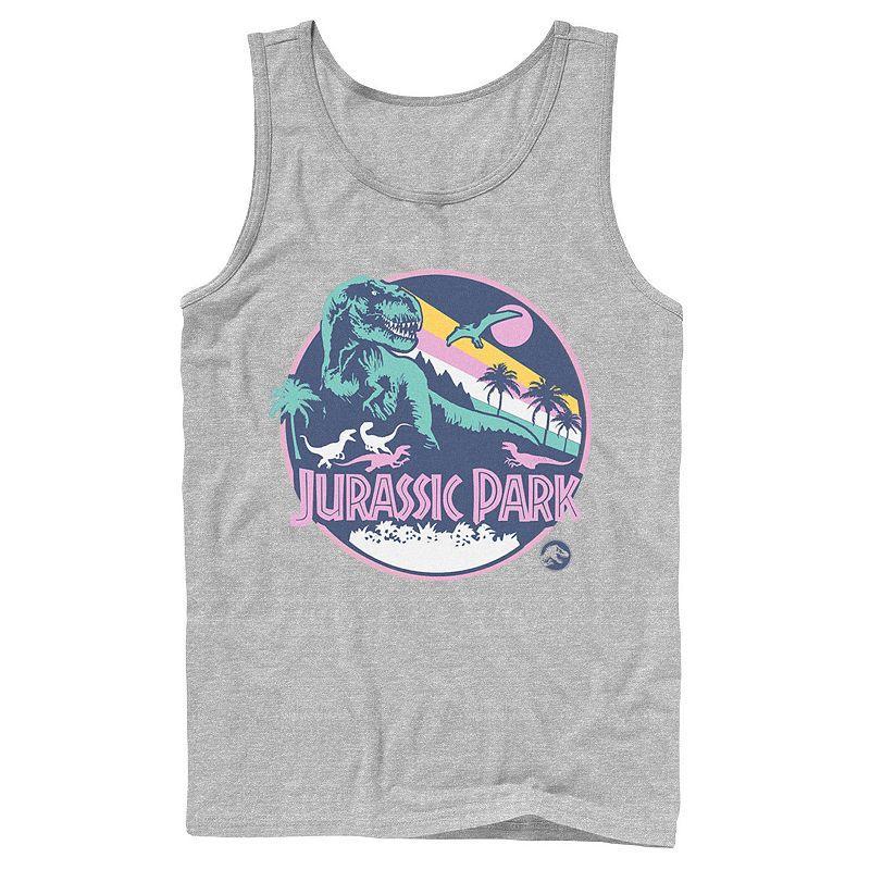 Mens Jurassic Park Retro Rex Scene Tank Top Product Image