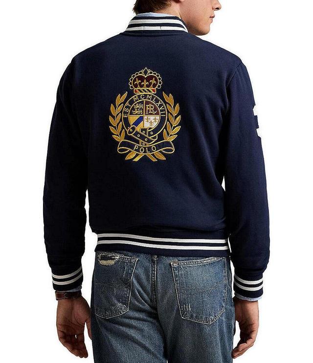 Polo Ralph Lauren Polo Crest Fleece Baseball Jacket Product Image