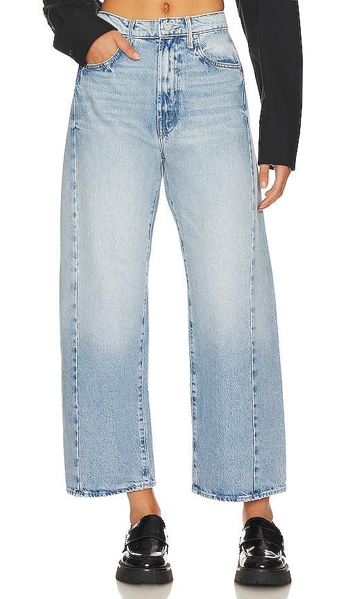 Mother The Half Pipe High Rise Ankle Wide Leg Jeans in This Is How I Roll Product Image