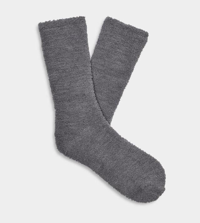 UGG Mens Fincher Ultra Cozy Crew Polyester Blend/Recycled Materials Socks in Space Age Product Image