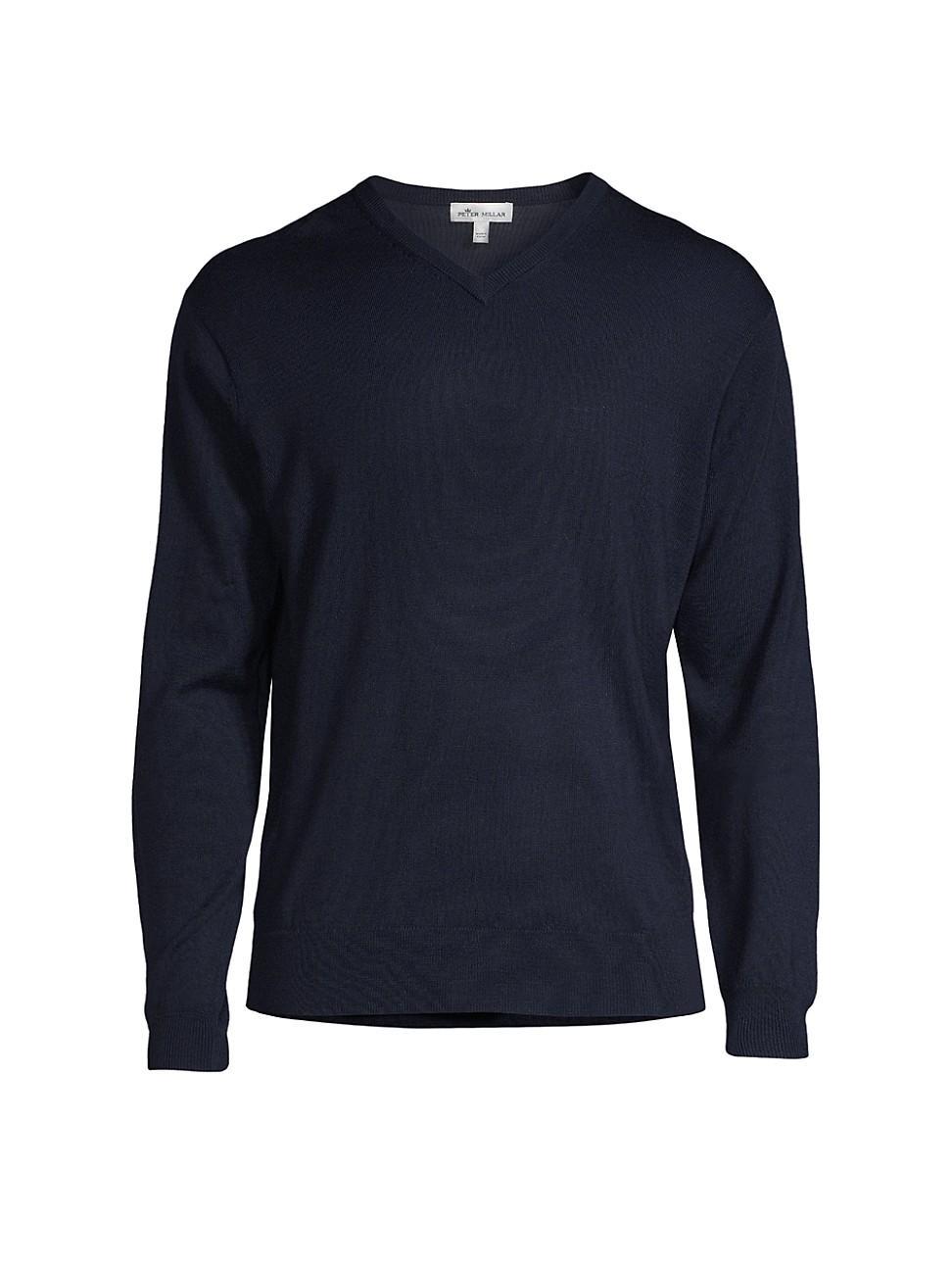 Mens Crown Soft V-Neck Sweater Product Image