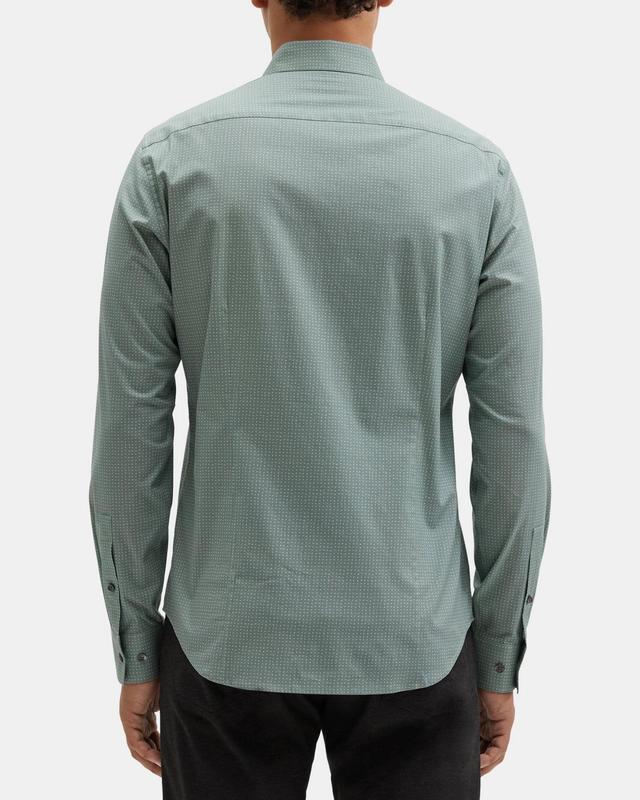 Tailored Shirt in Stretch Cotton-Blend Product Image