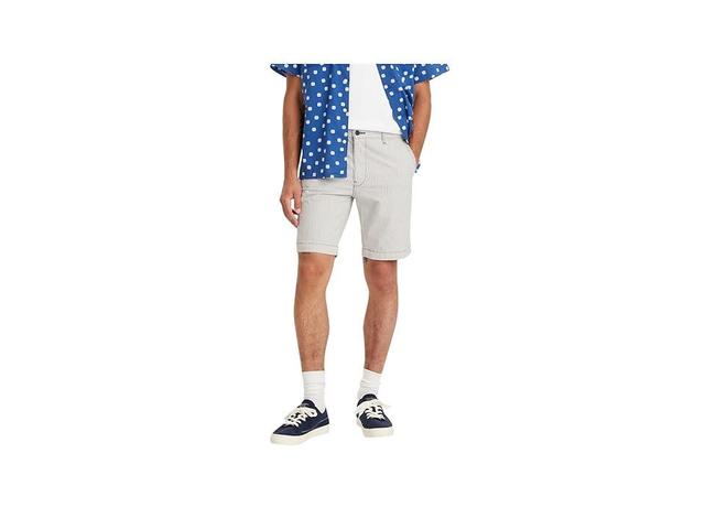 Levi's(r) Mens XX Standard Taper Chino Shorts (Camus Stripe Mineral Black) Men's Shorts Product Image