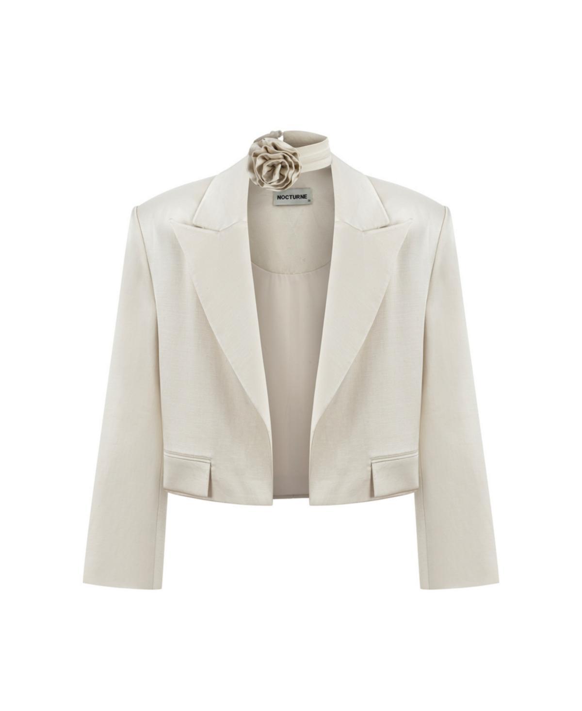 Womens Double-Breasted Short Jacket Product Image