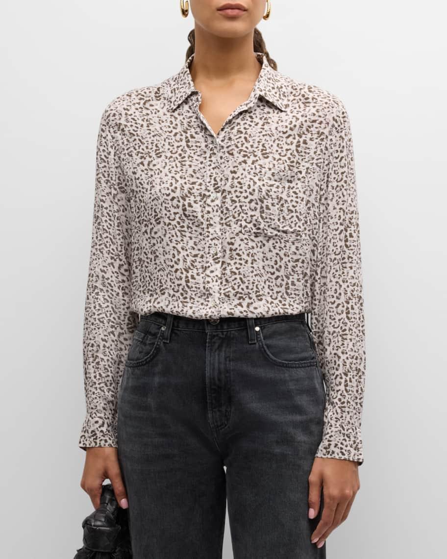 Cheetah Josephine Button-Front Shirt  Product Image