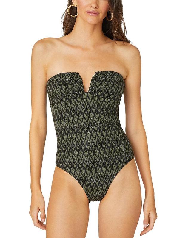 Womens U-Ring Bandeau One-Piece Swimsuit Product Image