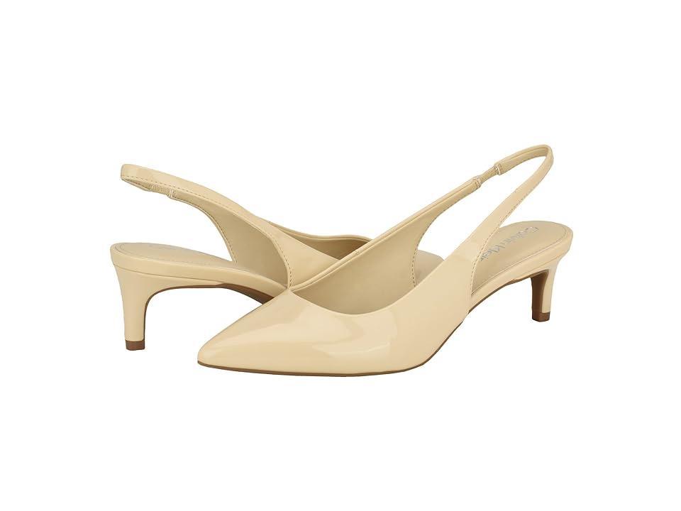 Calvin Klein Womens Dainty Pointy Toe Low Heel Slingback Pumps Product Image