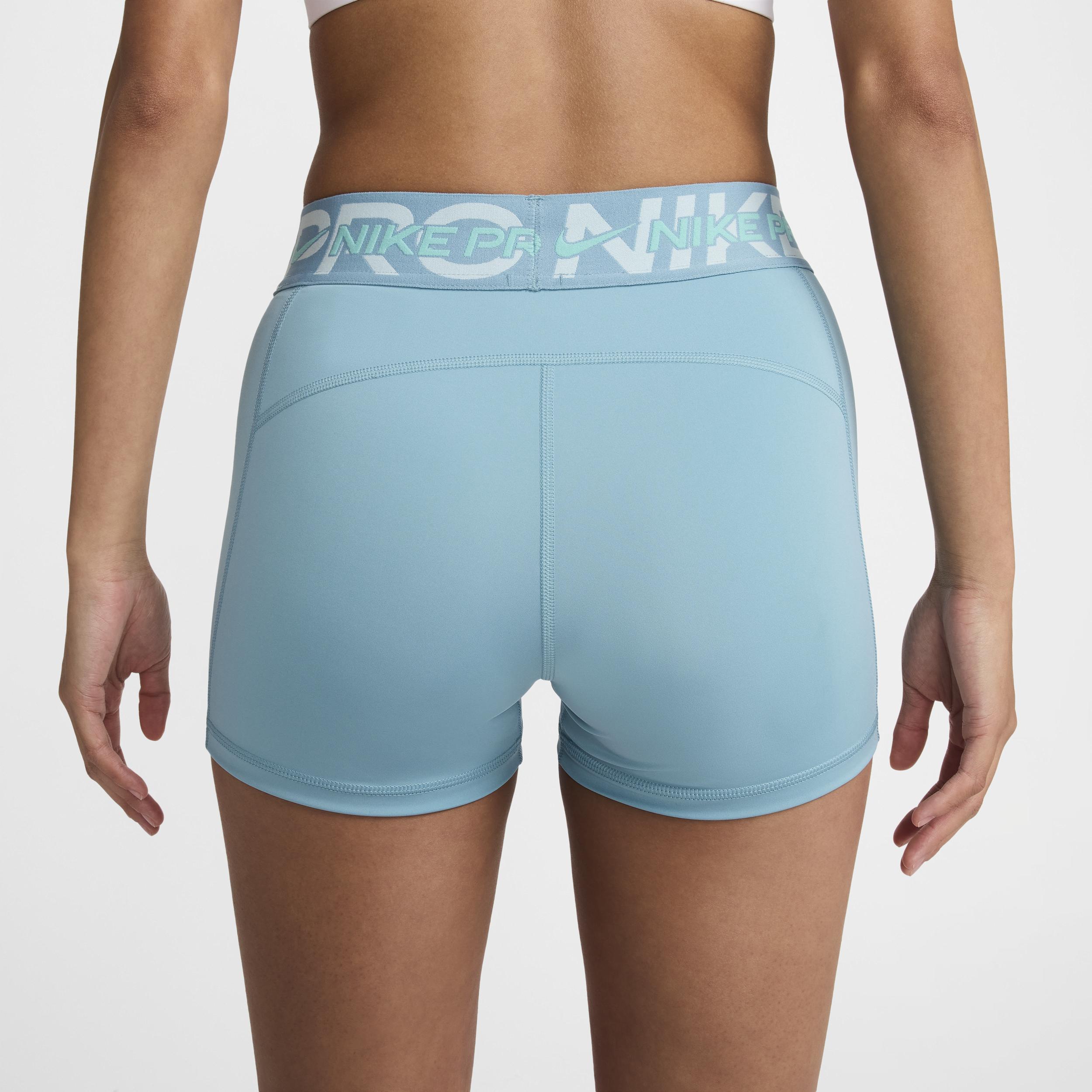 Women's Nike Pro Mid-Rise 3" Graphic Biker Shorts Product Image