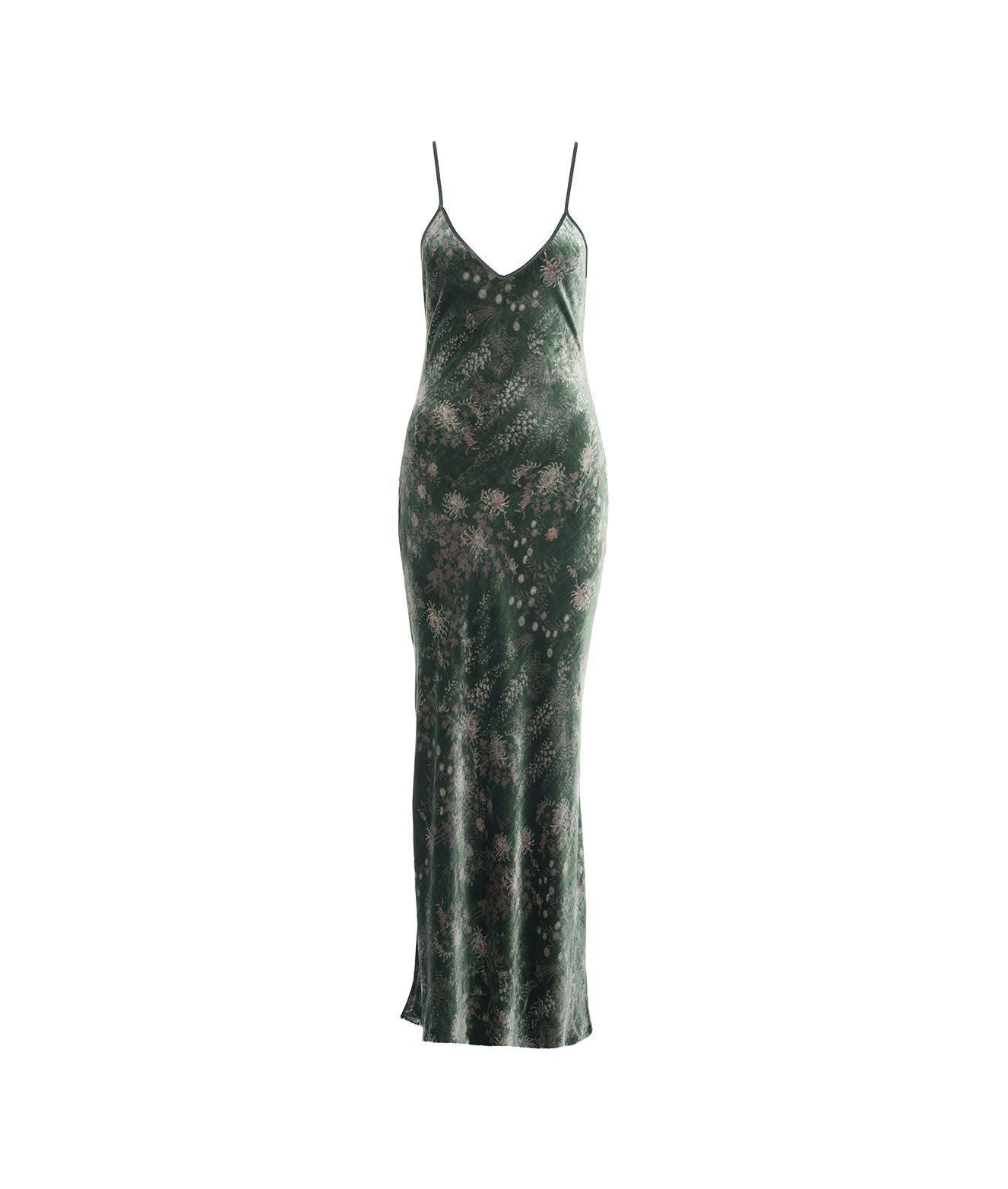 Velvet maxi dress Product Image