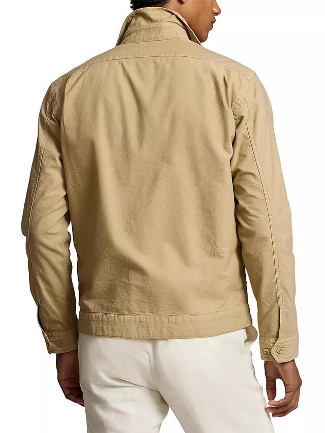 Cotton Zip-Front Overshirt Product Image