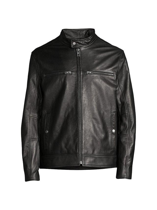 Andrew Marc Camden Leather Jacket Product Image