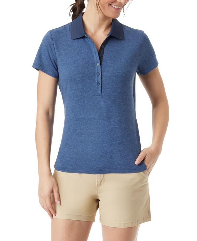 Bass Outdoor Womens Performance Polo T-Shirt Product Image